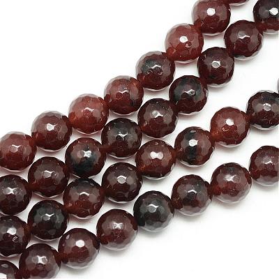 Natural White Jade Bead Strands G-R346-8mm-19-1
