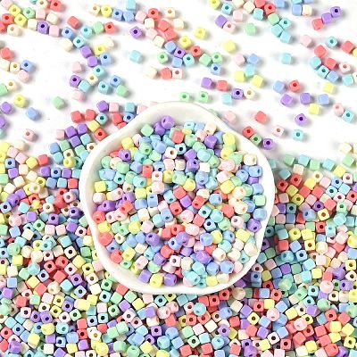 Opaque Acrylic Beads OACR-B025-06-1