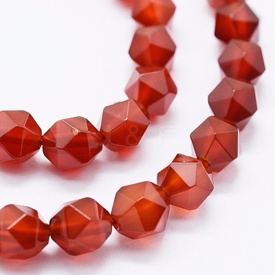 Natural Carnelian Beads Strands G-K260-06B-1