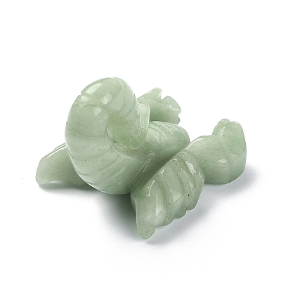 Natural Green Aventurine Carved Healing Scorpion Figurines DJEW-M008-01E-1