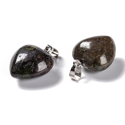 Synthetic Black Stone Pendants G-I311-A05-1
