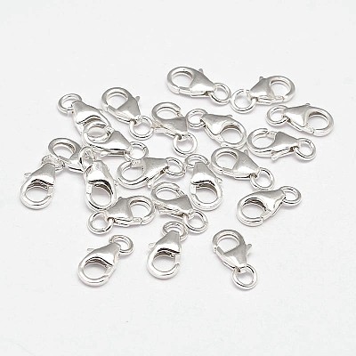 925 Sterling Silver Lobster Claw Clasps STER-F014-09B-1