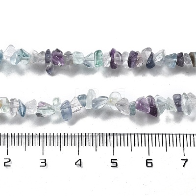 Natural Supper 7 Rutilated Quartz Chip Beaded Necklaces for Men Women NJEW-G159-01P-1