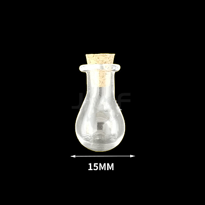 Mini High Borosilicate Glass Bottle Bead Containers X1-BOTT-PW0001-261E-1