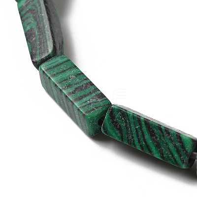 Synthetic Malachite Beads Strands G-E612-C06-1