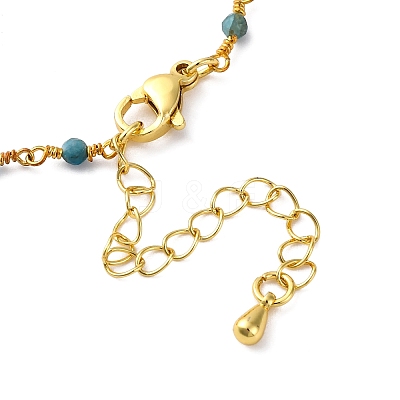 Brass Chain Necklace Making KK-K337-13G-01-1