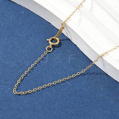 1/20 14K Gold Filled Cable Chain Necklaces for Women Men NJEW-Z068-02G-01-1