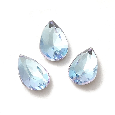 Glass Rhinestone Cabochons RGLA-P037-11A-D202-1