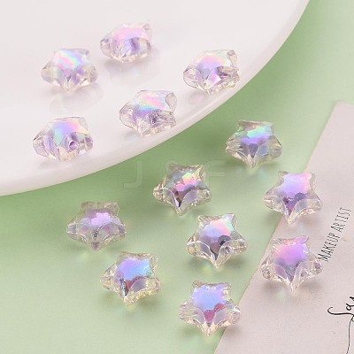 Transparent Acrylic Beads LS-TACR-S152-02D-SS2114-1
