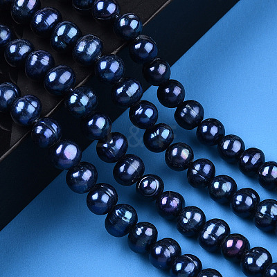 Natural Cultured Freshwater Pearl Beads Strands PEAR-N013-07E-1