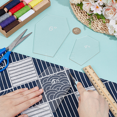 Acrylic Quilting Templates DIY-BC0014-52B-1