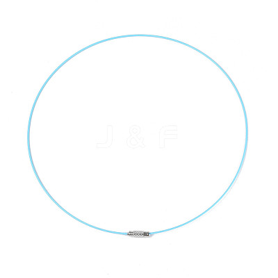 Stainless Steel Wire Necklace Cord DIY Jewelry Making TWIR-R003-14-1