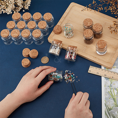 Glass Cork Bottles Ornament DIY-WH0430-987A-1
