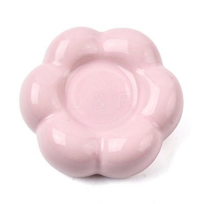 Flower Porcelain Display Decorations DJEW-G049-01A-1