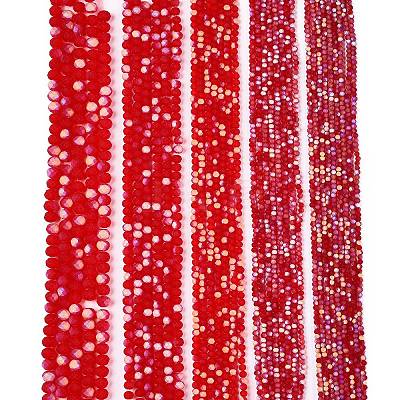Transparent Glass Beads Strands EGLA-A044-T2mm-MB01-1