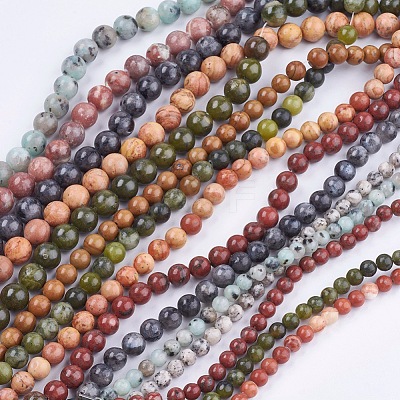 Natural Mixed Genmstone Beads Strands G-K040-01-1