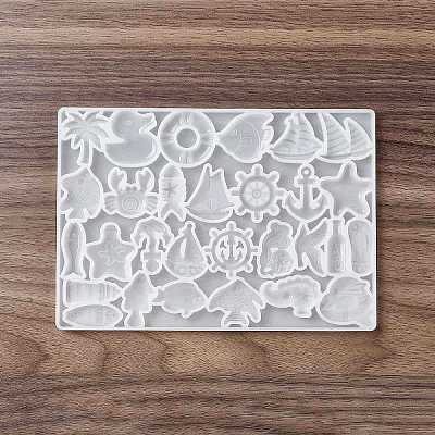 Ocean Theme Silicone Molds X-DIY-J009-11-1
