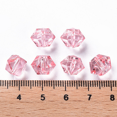 Transparent Acrylic Beads TACR-S154-15B-26-1