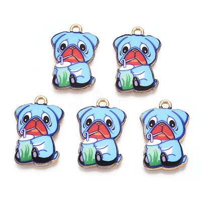 Printed Alloy Pendants ENAM-N056-199C-1