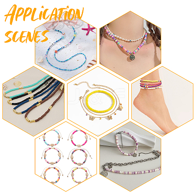Handmade Polymer Clay Beads CLAY-AR0001-17B-1
