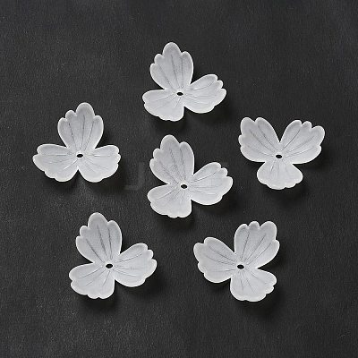 Transparent Acrylic Bead Caps MACR-J122-05-1