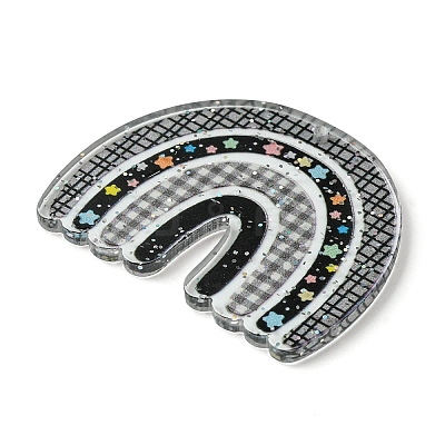 Opaque Acrylic Pendants LS-SACR-P032-01A-1