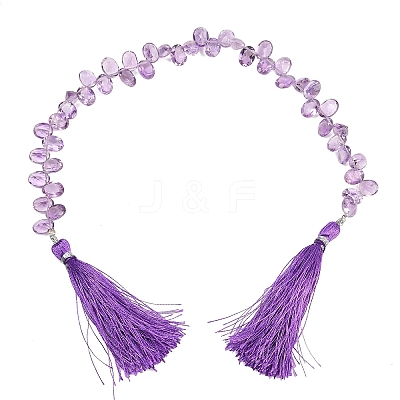 Natural Amethyst Beads Strands G-Z152-A01-01-1