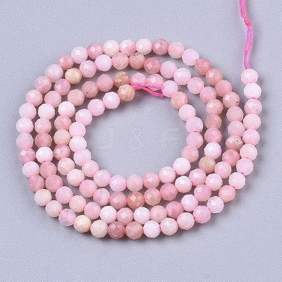 Natural Pink Opal Beads Strands G-R462-018B-A-1