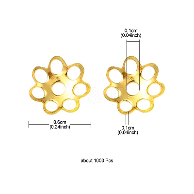 Iron Bead Caps IFIN-YW0001-70G-1