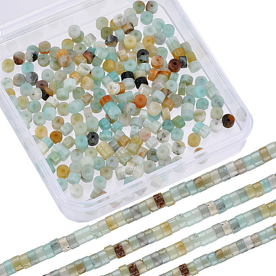 2 Strands Natural Flower Amazonite Beads Strands G-SC0002-72A-1