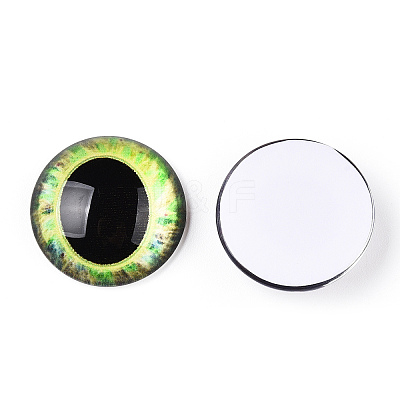Glass Cabochons GGLA-T004-04G-1