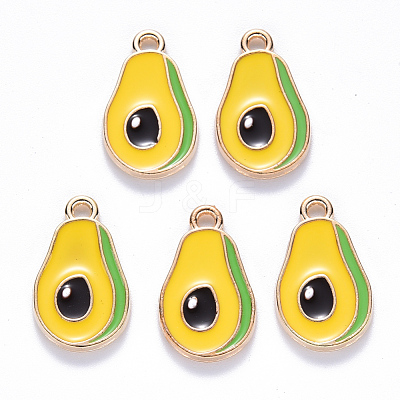 Alloy Enamel Charms ENAM-N054-022-1