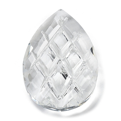 Transparent Glass Pendants GLAA-R223-03J-1
