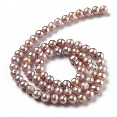 Natural Cultured Freshwater Pearl Beads Strands PEAR-L033-08A-01-1