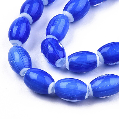 Handmade Lampwork Beads Strands LAMP-N023-004-02-1