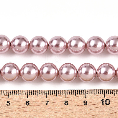 Glass Pearl Beads Strands HY-G002-01E-05-1