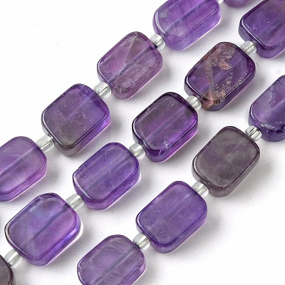 Natural Amethyst Beads Strands G-C098-A02-01-1