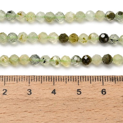 Natural Prehnite Beads Strands G-F838-A01-4mm-1