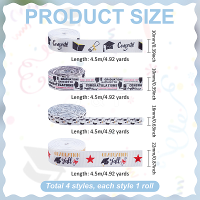 Gold Stamping Polyester Printed Ribbon OCOR-PH0004-91B-1