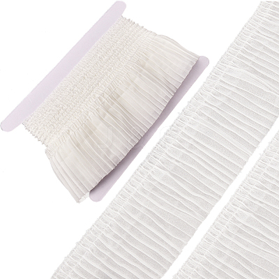 5 Yards Polyester Lace Ribbon OCOR-GF0003-56A-1