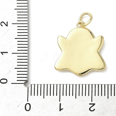Halloween Theme Brass Enamel Pendants KK-L248-01G-05-1