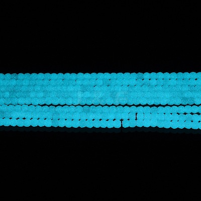 Synthetic Luminous Stone Beads Strands G-C086-01B-03-1