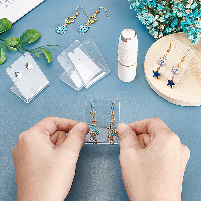 10Pcs Organic Glass Earring Displays EDIS-PH0001-11A-1