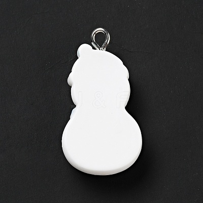Christmas Opaque Resin Pendants RESI-G043-A02-1