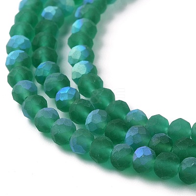 Transparent Glass Beads Strands LS-EGLA-A044-T1mm-MB18-1