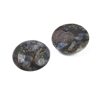 Natural Glaucophane Cabochons G-H1596-FR-25mm-19-1
