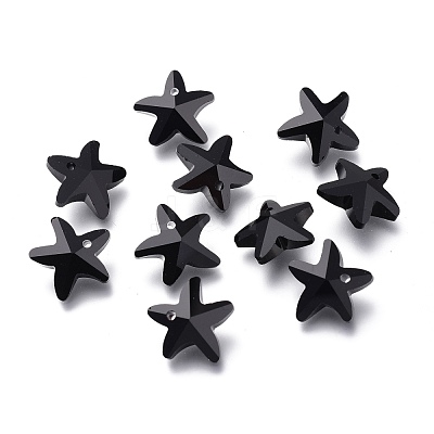 Faceted Glass Charms GLAA-H101-A-09-1
