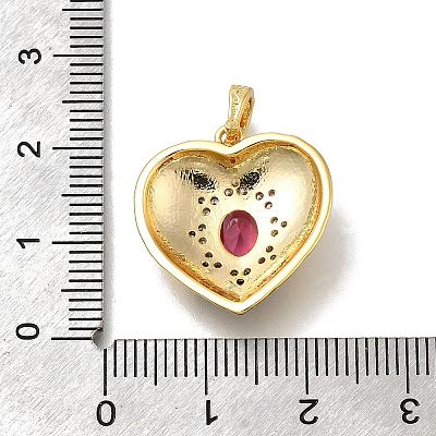 Barss Rhinestone Pendants KK-V002-08G-03-1