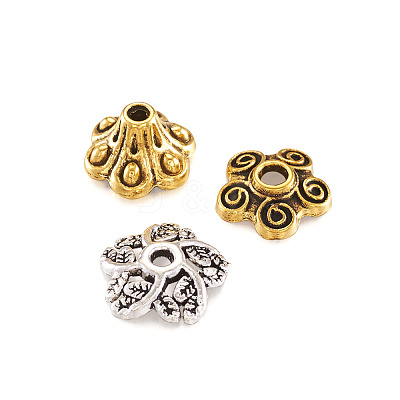 Tibetan Style Alloy Bead Cone & Cap PALLOY-TA0001-78-1
