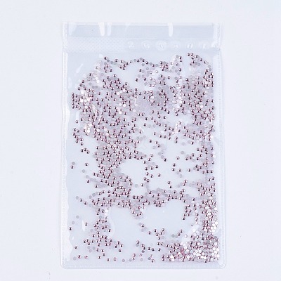 Glass Rhinestone Flat Back Cabochons RGLA-S002-04SS-13-1
